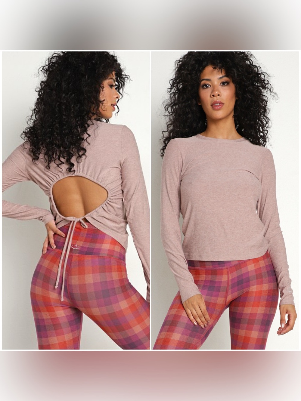 Beyond Yoga Featherweight Inner Circle Pullover Top Chai Size Small